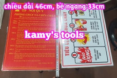 Bảng nội quy tiêu lệnh phòng cháy chữa cháy