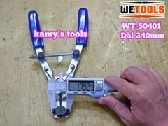 Kìm xoay mở piston phanh thắng đĩa heo dầu xe máy Wetools WT-50401 dài 240mm