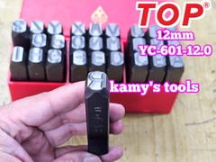 Bộ đóng chữ xuôi 12mm TOP YC-601-12.0