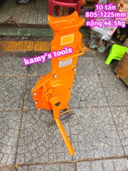 Kích cơ khí quay tay 10 tấn chiều cao 805mm-1225mm Kawasaki JQ-10