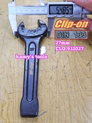 Cờ lê miệng đóng 27mm DIN133 Clip-On CLO-932027