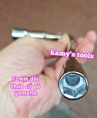 Dụng cụ cần điếu mở cổ pô xe gắn máy yamaha 12mm Hotssman
