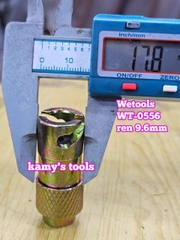 Đầu bơm mỡ ngạnh Wetools WT-0556 ren 9.6mm