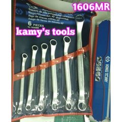 Bộ cờ lê 2 đầu vòng 6 cây Kingtony model 1606MR