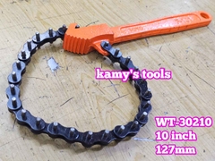 Cờ lê xích mở lọc dầu nhớt cảo dây xích cán dài 10 inch Wetools WT-30210 đường kính 127mm