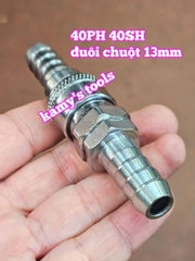 Bộ nối nhanh hơi khí nén đuôi chuột dây 13mm 40SH 40PH Wetools WT-40SH WT-40PH