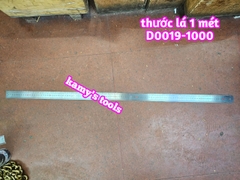 Thước lá inox 1m 1 mét 100cm 1000mm bản 35mm hệ inch và mét C-mart model D0019-1000