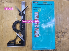 Thước đo góc ê ke góc vuông đa năng L+R+T dài 12 inch 305mm