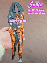 Kìm bấm chết 12 inch dài 305mm mở tối đa 75mm Santa 87-112