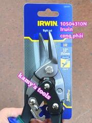 Kéo cắt tôn Irwin 10 inch 250mm mũi cong phải model 10504310N