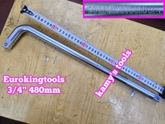 Cần tuýp cong L 3/4 inch Eurokingtools dài 480mm ERK-L0319
