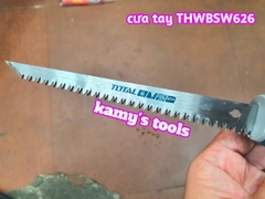 Cưa tay loại mỏ nhọn TOTAL THWBSW626 dài 6 inch 150mm