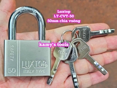 Ổ khóa trắng chìa vuông 4 chìa 5F 50mm Luxtop LT-CVT-50