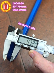 Xà beng đầu dẹp đầu nhổ đinh thân lục giác 30 inch 760mm C-mart L0041-30