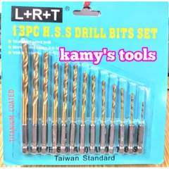 Bộ Mũi Khoan 13 Cái Đuôi Lục Giác 1.5mm-6.5mm