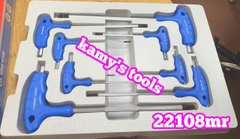 Bộ lục giác bi chữ T 8 chi tiết H2-H10 Kingtony mdoel 9-22108MR