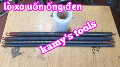 Lò xo uốn ống ghen điện đen trắng cao cấp phi 16-20-25-32mm