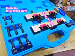 Bộ dụng cụ cân cam dưỡng đặt cam căn chỉnh thời gian xe Mercedes M133 M270 M274 Wetools 15 chi tiết WTME1808