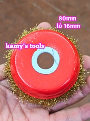 Chén cước bánh cước đánh rỉ sắt dày 3cm đường kính 80mm lỗ 16mm