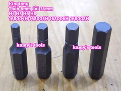 Mũi vít đóng lục giác Kingtony thân 8mm dài 36mm 4mm 5mm 6mm 8mm H4 H5 H6 H8 model 163604H 163605H 163606H 163608H