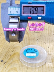 Bàn ren M13x1.5 (13x1.5) L+R+T (LRT) dụng cụ tạo ren ngoài bulong LRT-431315