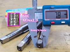Bộ taro ta rô SKC nhật 3 mũi M14x2.0 dài 87mm đầu vuông 8mm