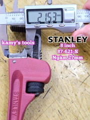 Mỏ lết răng 8 inch Stanley 87-621-S ngàm mở 27mm