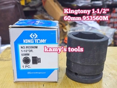 Đầu tuýp khẩu 60mm lỗ 1-1/2 inch (1.5 inch) 6 cạnh Kingtony 953560M
