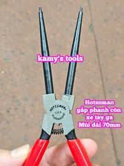 Kìm phe gắp phanh côn xe tay ga bi 6902 Hotssman 9 inch 225mm mũi dài 70mm