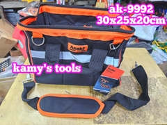 AK-9992 Túi xách đựng dụng cụ đồ nghề đa năng Asaki 300x250x200mm