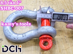 Ma ní omega chốt vặn ren SHBC-007 DCH 8.5 tấn 1 inch đường kính ty ren 28mm