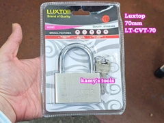 Ổ khóa trắng vuông 4 chìa 70mm Luxtop LT-CVT-70
