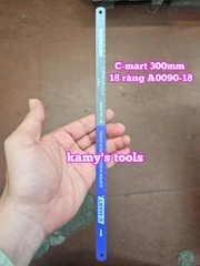 Lưỡi cưa sắt thép C-mart 12 inch 300mm 18 răng 24 răng A0090-18 A0090-24