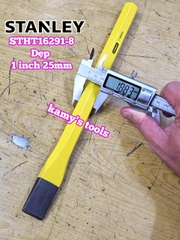 Đục sắt mũi dẹp 25mm 1 inch Stanley dài 12 inch 300mm 16-291 STHT16291-8