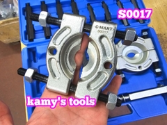 S0017 Bộ vam cảo đĩa chặn tháo vòng bi bạc đạn 30mm 75mm, bộ cảo đĩa mặt trăng 14 chi tiết C-mart