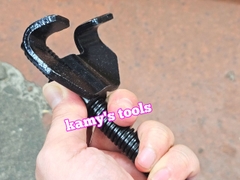 Dụng cụ cảo vam tháo lắp lò xo phuộc giảm xóc dài 370mm 15 inch màu đen kamytools CSCD-3712, cảo lò xo phuộc