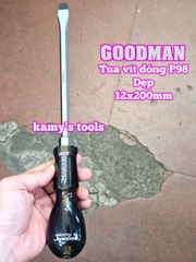 Tua vít đóng Goodman bake PH4 dẹp 12mm dài 200mm P98+12x200 P98-12x200