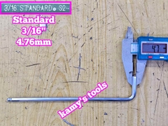 Lục giác bi hệ inch Standard 3/16 inch 4.76mm dài 165x32mm STD-68336