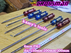 Tua vít bake dẹp 6mm PH2 Crossman dài 150mm 200mm 300mm 45-635 45-615 45-640 45-620 45-650 45-630