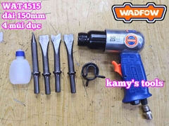 Máy đục hơi khí nén Wadfow WAT4515 dài 150mm 4 mũi đục (chưa bao gồm nối nhanh)