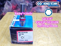 Tuýp 3/8 inch hệ inch 6 cạnh Kingtony cỡ 3/8 inch 1/2 inch 9/16 inch 5/8 inch 11/16 inch 323512S 323516S 323518S 323520S 323522S