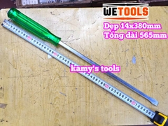 Tua vít đóng đầu dẹp 14mm dài 380mm 14x380mm Wetools WT-521438A
