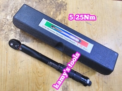 Cần siết lực chỉnh lực đen 1/4 inch 5-25Nm dài 265mm