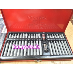 Bộ Đầu Lục Giác TOP 40 Chi Tiết Chính Hãng Taiwan model TBS-11026, Bộ Mũi Vít Lục giác Sao Mở Mẹc