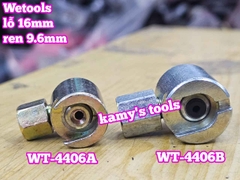 Đầu bơm mỡ gài 16mm răng 9.6mm Wetools WT-4406A và WT-4406B