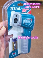 Máy đo nhiệt độ nhiệt kế hồng ngoại Total THIT0155028 -50°C-450°C, không sử dụng cho người trong y tế