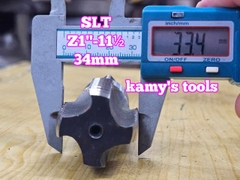 Taro ống rắc co 34mm răng côn HSS SLT Shanghai Z1-11-1/2 dài 95mm