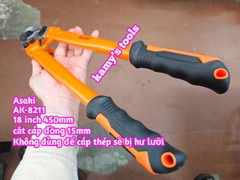 Kìm cắt cáp điện lõi đồng nhôm Asaki 18 inch 450mm AK-8211 đường kính cắt 15mm