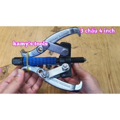 Cảo 3 chấu 4 inch Wetools Chrome Vanadium, Vam 3 chấu 4 inch