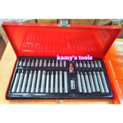 Bộ Lục Giác 40 Chi Tiết, Bộ Mũi Vít Lục Giác Sao Mở Mẹc 40 Món